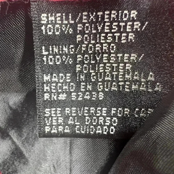 Sag Harbour Herringbone Power Suit Set Womens 8 Lined Burgundy Business Casual - Picture 15 of 16